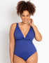 Curvy Kate Twist and Shout Non Wired Swimsuit Ultraviolet