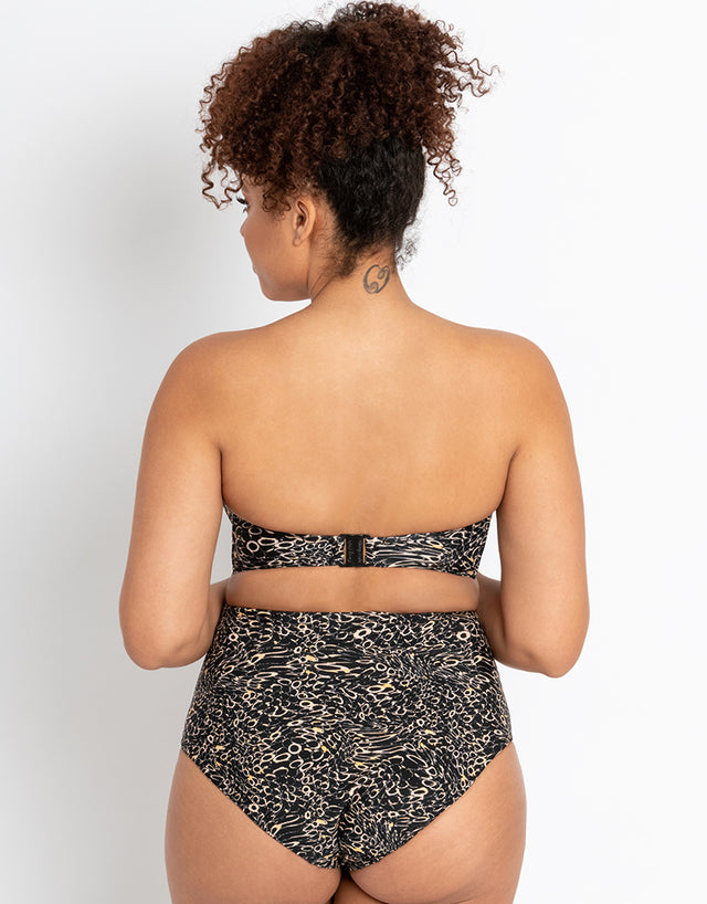 Curvy Kate Eclipso Reversible Bikini Bottom Print Mix