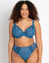 Curvy Kate Centre Stage Full Plunge Side Support Bra Blue