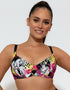 Curvy Kate Sea Leopard Balcony Bikini Top Print Mix