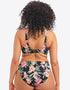 Elomi Dark Tropics Mid Rise Bikini Brief Black