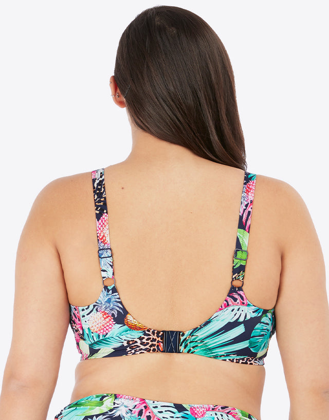 Elomi Pina Colada Plunge Bikini Top Midnight