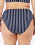 Elomi Plain Sailing Adjustable Bikini Brief Midnight Stripe
