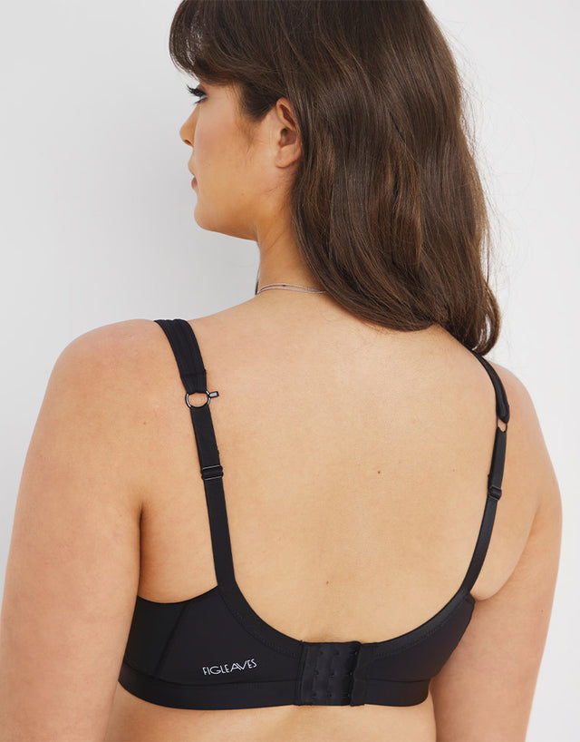 Figleaves Dina Underwired Sports Bra Black