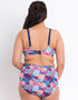Flirtelle Antigua Reef High Waist Bikini Brief Navy Print