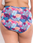 Flirtelle Antigua Reef High Waist Bikini Brief Navy Print