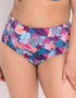 Flirtelle Antigua Reef High Waist Bikini Brief Navy Print