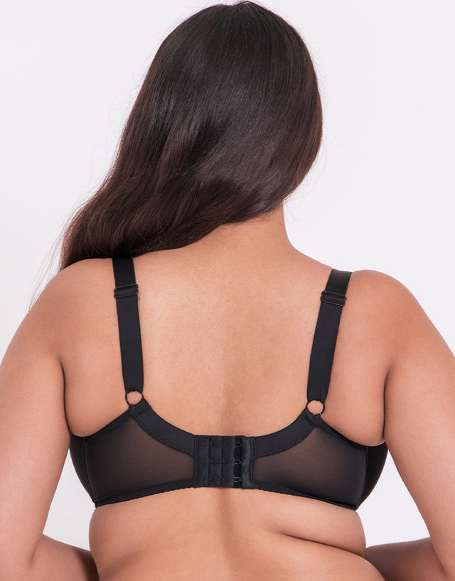 Flirtelle Chloe Plunge Bra Black