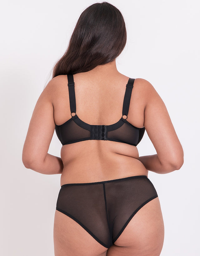 Flirtelle Chloe Plunge Bra Black