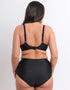 Flirtelle Dubai Escape Padded Balcony Top Black