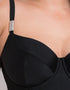 Flirtelle Dubai Escape Balcony Swimsuit Black
