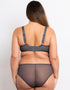 Flirtelle Holly Balcony Bra Charcoal