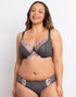Flirtelle Holly Brazilian Brief Charcoal