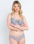 Flirtelle Holly Padded Balcony Bra Slate/Purple