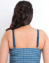 Flirtelle Malibu Marina Padded Balcony Tankini Top Navy Print
