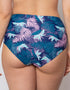 Flirtelle Palm Bay High Waist Bikini Brief Navy Print