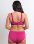 Flirtelle Swirl Balcony Bra Magenta
