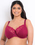 Flirtelle Swirl Balcony Bra Sangria