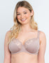 Flirtelle Swirl Balcony Bra Soft Taupe