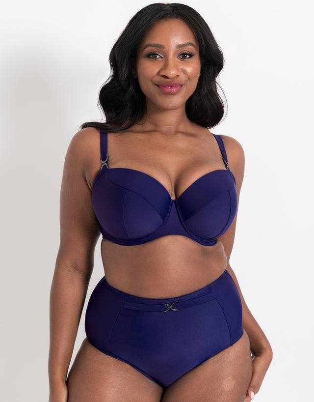 Flirtelle Verona Beach High Waist Bikini Brief Navy