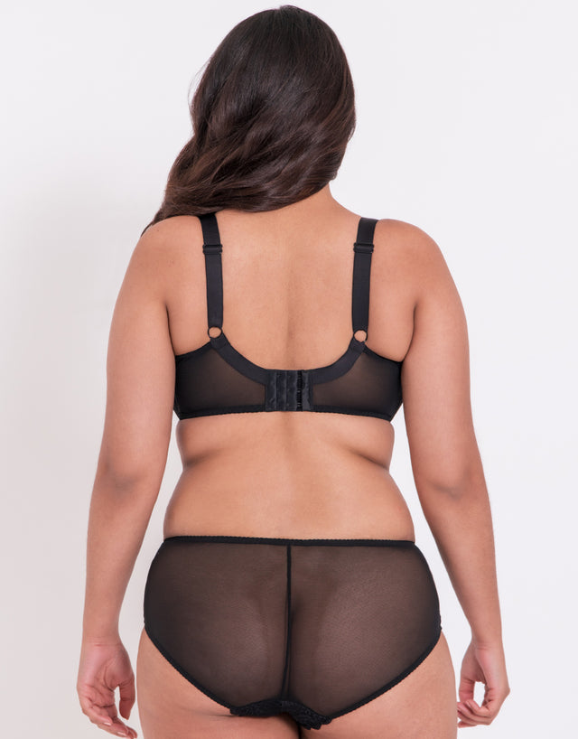 Flirtelle Viola Balcony Bra Black