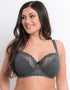 Flirtelle Viola Balcony Bra Charcoal