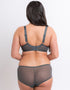 Flirtelle Viola Balcony Bra Charcoal
