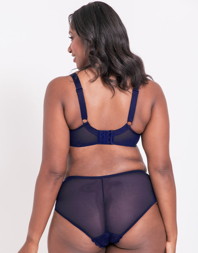 Flirtelle Viola Balcony Bra Navy