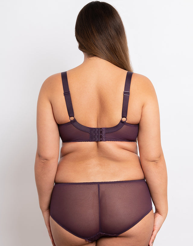 Flirtelle Viola Balcony Bra Plum
