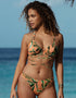 Freya Birds In Paradise Halter Bikini Top Cantaloupe