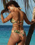 Freya Birds In Paradise Halter Bikini Top Cantaloupe