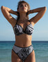 Freya Gemini Palm Bikini Brief Monochrome