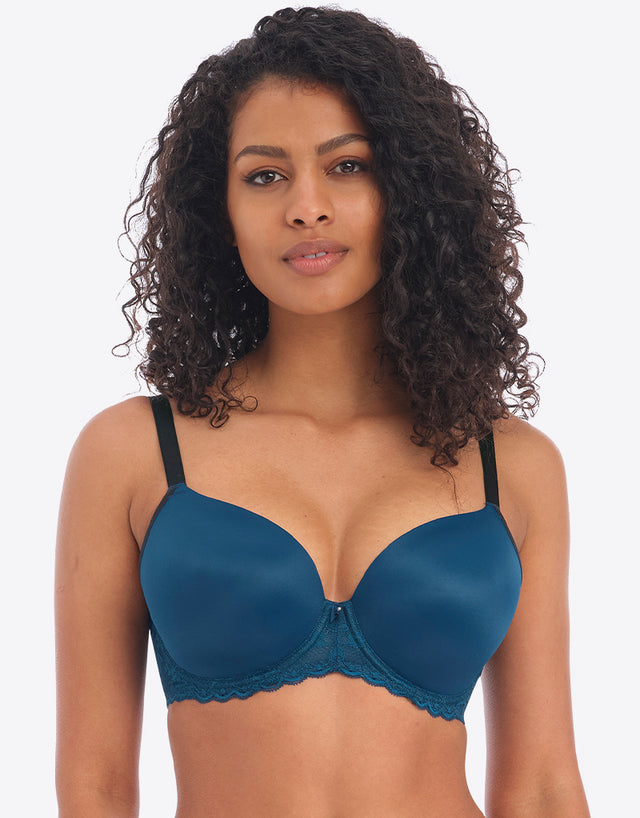 Freya Offbeat Moulded Plunge Bra Poseidon