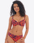 Freya Tiger Bay Plunge Bikini Top Sunset