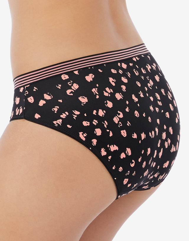 Freya Wild Brief Black Rose