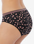 Freya Wild Brief Black Rose