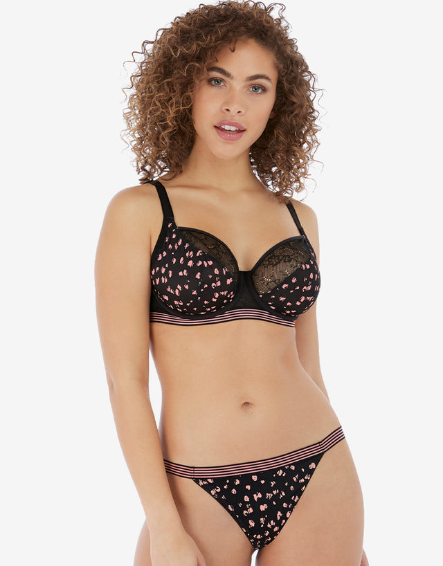 Freya Wild Brazilian Brief Black Rose