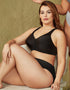 Glamorise MagicLift Posture Back Support Full Cup Bra Black