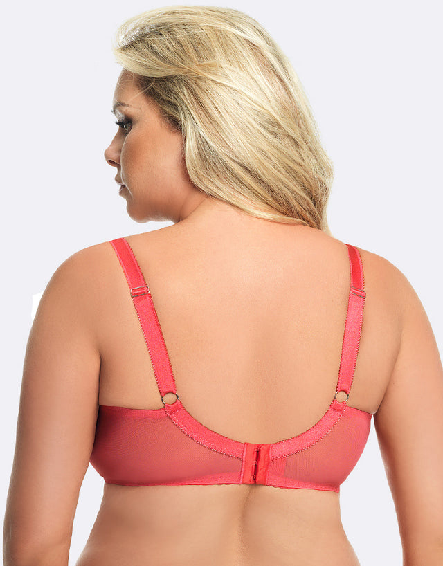 Gorsenia Bergamo Balconette Bra Coral