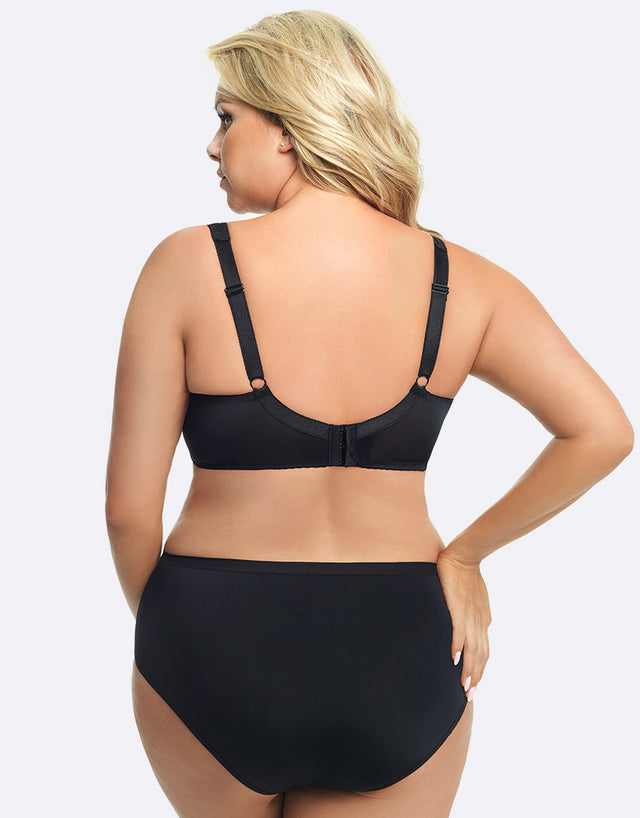 Gorsenia Milano Balconette Bra Black