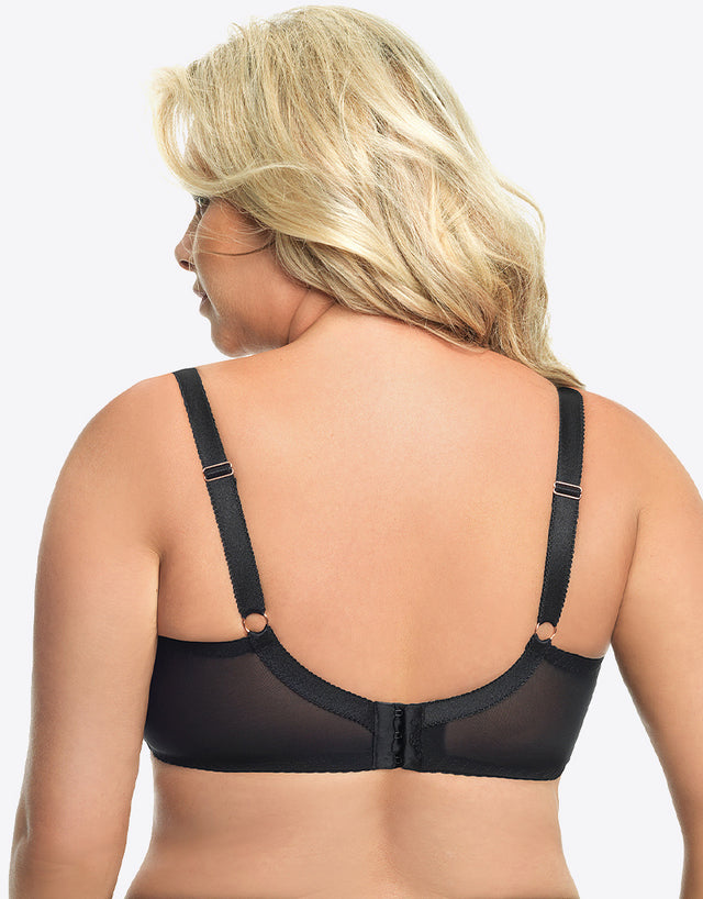 Gorsenia Modena Balconette Bra Black