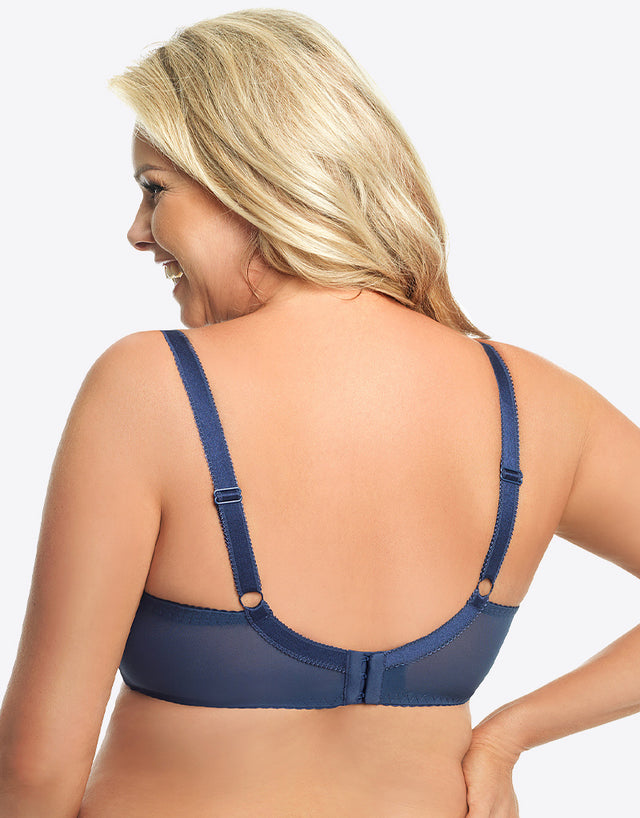 Gorsenia Morisson Balconette Bra Navy Blue
