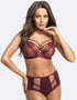 Gorsenia Paradise Balconette Bra Bordeaux