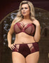 Gorsenia Paradise Balconette Bra Bordeaux