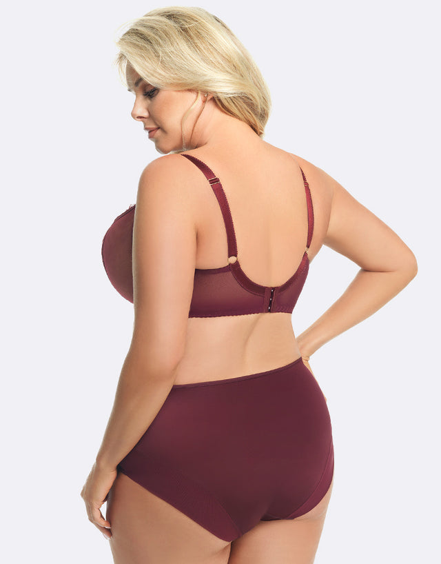 Gorsenia Paradise Balconette Bra Bordeaux