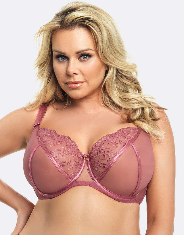Gorsenia Porto Balconette Bra Pink