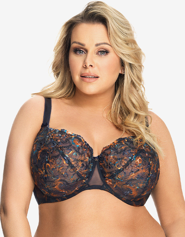 Gorsenia Colorado Full Cup Bra Navy
