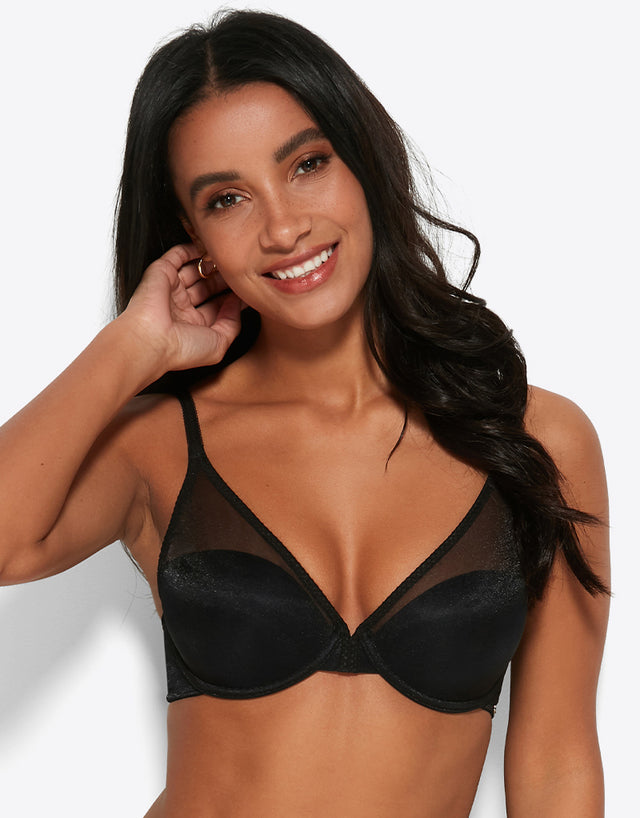 Gossard Glossies Light Padded Bra Black