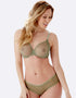 Gossard Glossies Sheer Bra Sage
