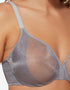 Gossard Glossies Sheer Bra Silver